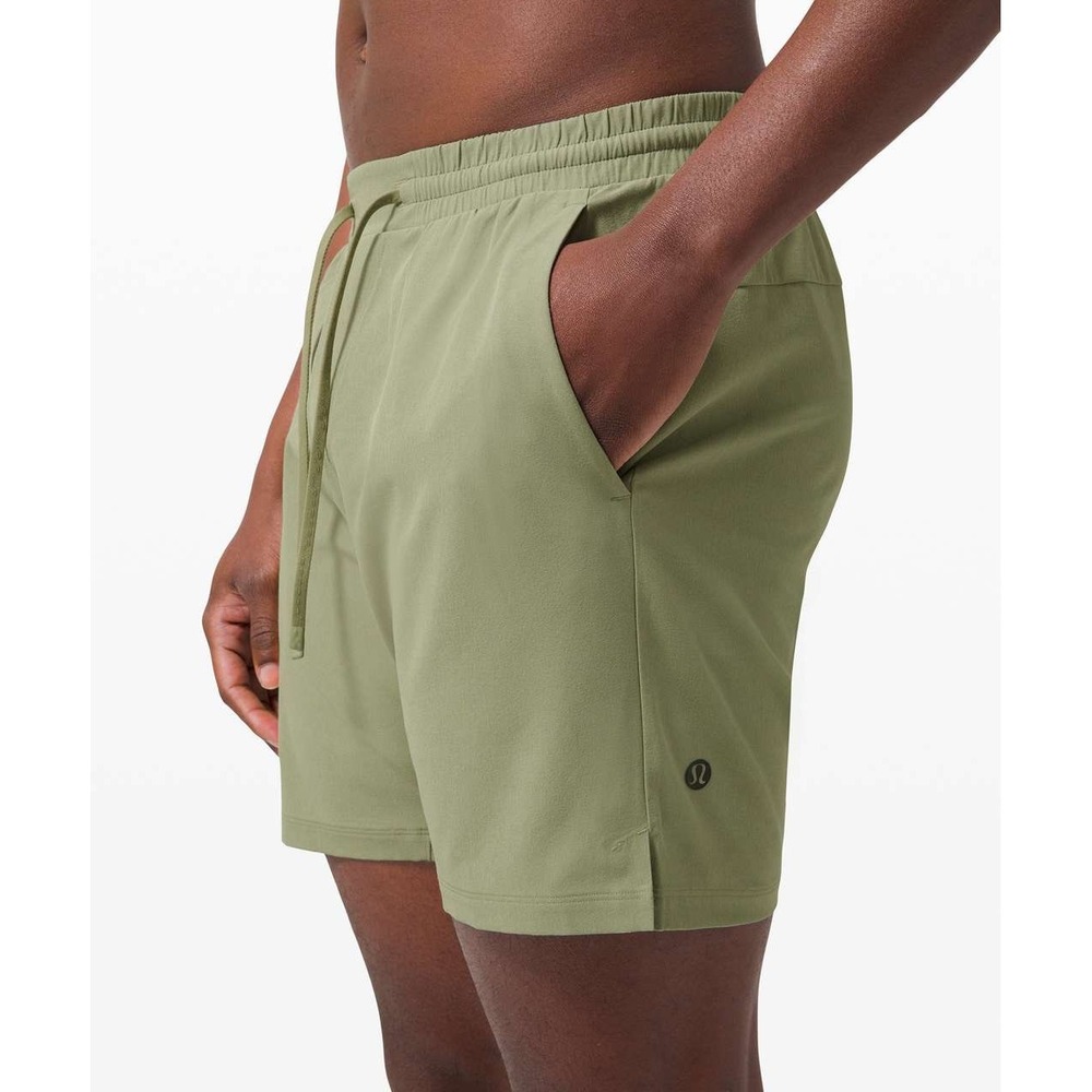 Lululemon Swim Shorts Channel Cross 7" Rosemary Green XL